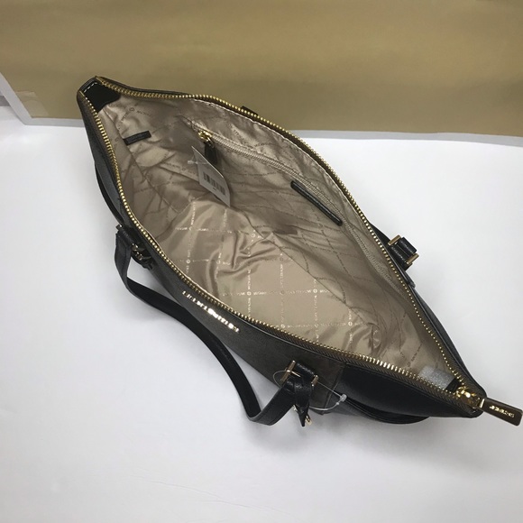 MICHAEL KORS CHARLOTTE LARGE TOP ZIP TOTE - Picture 13 of 13